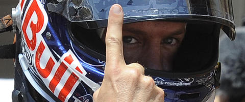 Vettel sikret seg pole position