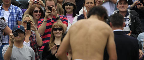 Nadal viste seg ordentlig fram etter kampen