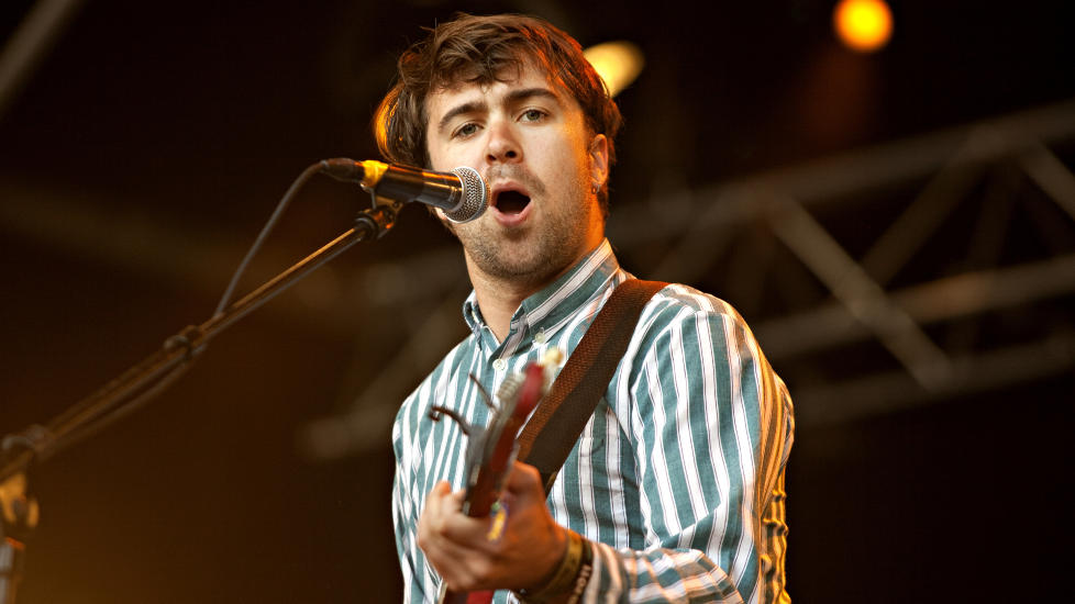 KJEDELIG: The Vaccines-vokalist Justin Young imponerte ikke spesielt p� sin Hove-konsert. Foto: Anders Gr�nneberg