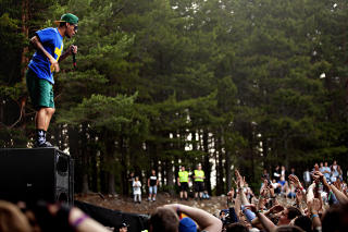 OFWGKTA: Stagedive? Foto: Anders Gr�nneberg