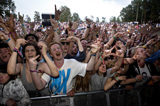 OFWGKTA: Liv foran scenen. Foto: Anders Gr�nneberg