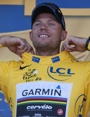 Hushovd i gul trøye