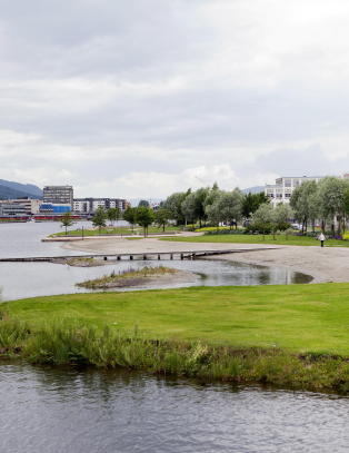 Drammen er blitt badeby