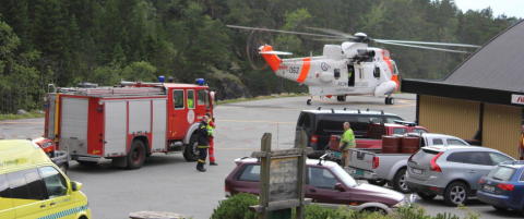 Frykter fem omkommet i helikopterulykke