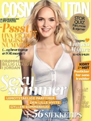 NYTT NUMMER: Det er dette coveret, som n�dde bladhyllene i dag, som Myhre reagerer p�. Faksimile: Cosmopolitan