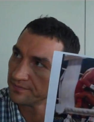 Klitsjko h�ner Haye i taus video p� nettet