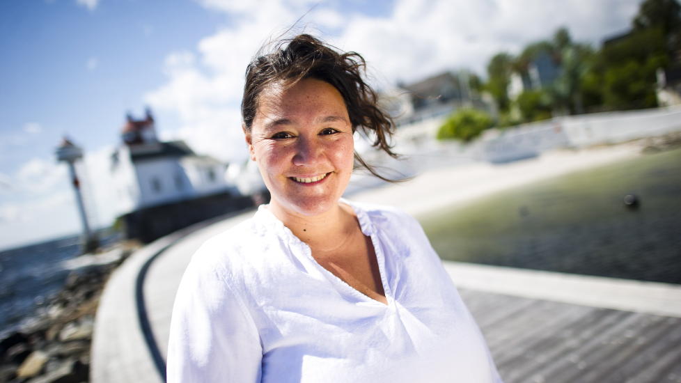 Nytt liv: Soja Lee og mannen Laurent Surville flyttet med s�nnene Albert og Leo fra kul k�k i Oslo, og suksessrestauranten Magma, til havet og Filtvet p� Hurum ytterst i Oslofjorden.  
Foto: H�kon Eikesdal