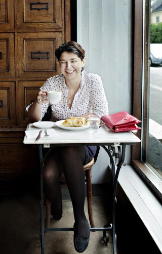 Ute til lunsj: Vi m�tte Maria Amelie p� United Bakeries p� Majorstua.