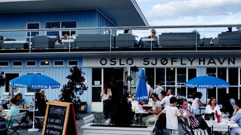 Sj�flyhavna Kro p� Fornebu. FOTO: ADRIAN �HRN JOHANSEN/ DAGBLADET