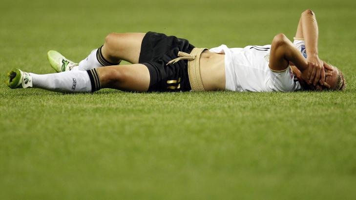 UTSL�TT: Storfavoritt Tyskland ble sl�tt ut av VM.Foto: Reuters / Ina Fassbender