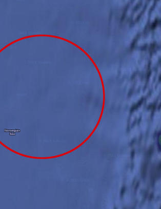 - Han var p� vei rett ut i atlanterhavet