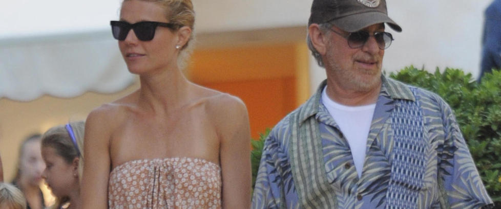 Gwyneth Paltrow p� ferie med Steven Spielberg