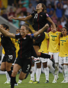 Elleville jubelscener da USA slo ut Brasil