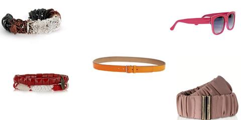 TILBEH�R: Armb�nd fra J.Dauphin og Isabel Marant, belte fra Jil Sander og See by Chlo�. Briller fra Thierry Lasry. Alt p� salg. Foto: produsenten