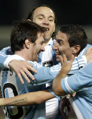 Hovmester Messi skinte for Argentina
