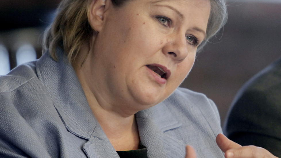GJ�R SEG KLAR: Erna Solberg skal ha en bred, politisk pakke klar til dagen etter valget i 2013. Foto: ERLING H�GELAND/Dagbladet.