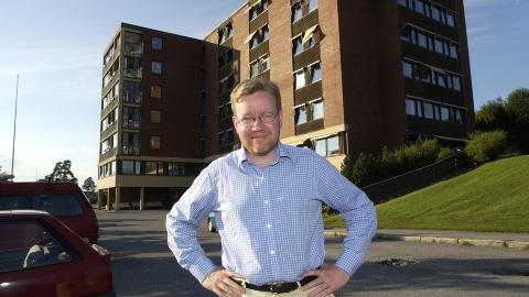 ANGRIPER SV: - Problemet er ikke at elevene har manglende kunnskap eller at de gir opp, men at vi har en kunnskapsminister fra SV som styrer, mener Byr�d for kultur og utdanning i Oslo, Torger �degaard (H). 
Foto:Arne V. Hoem / Dagbladet