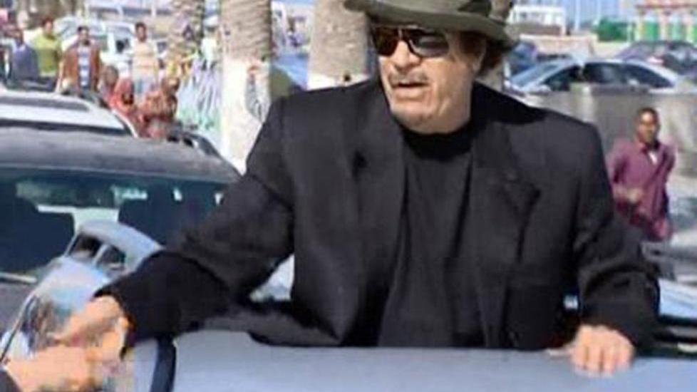 KAN G�: Muammar Gaddafi skal v�re villig til � g� av. Foto: EPA/LIBYAN STATE TV/AL ARABIYA TELEVISION