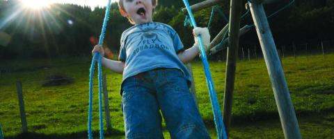 Adrian (4) ble lam i ansiktet etter fl�ttbitt