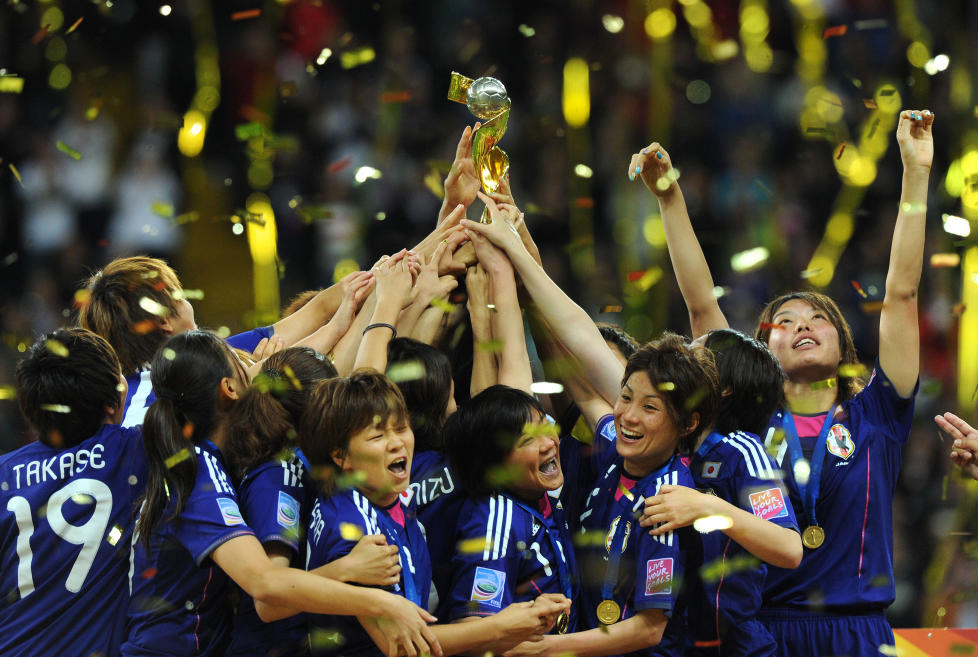 BRA FOR UTVIKLINGEN: Japans overraskende VM-triumf bidrar til � styrke kvinnefotballen p� verdensbasis, mener landslagstrener Eli Landsem.Foto: SCANPIX / AFP PHOTO /  CHRISTOF STACHE