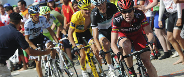- Evans er favoritt, men Contador sl�r tilbake