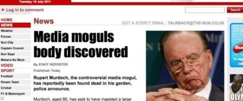 Hackere tok kontroll over tabloidavis