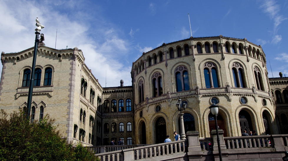 AVH�RES: Vakter ved Stortinget bevitnet en voldtekt utenfor regjeringsbygget. Foto: Sveinung U. Ystad/Dagbladet