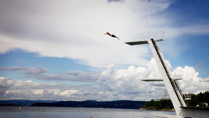 STUPER: Truls Lian stuper ofte fra timeteren. Foto: Eirik Helland Urke