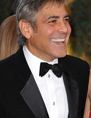 George Clooney sp�ker med de fleste