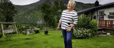 Andenes, 29.06.2011: Vendepunktet. Marit Sunde mistet nesten hele familien sin i en flyulykke i 1988. Foto: Marius Fiskum / www.mariusfiskum.no