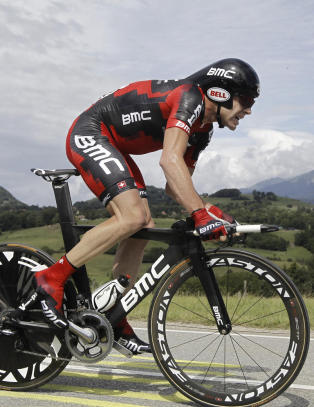 Evans parkerte Schleck