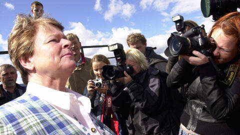 WHO-SJEF: Gro Harlem Brundtland har flere ganger besøkt Utøya, her som WHO-sjef. Foto:Thomas Bjørnflaten / SCANPIX WHO-SJEF: Gro Harlem Brundtland har flere ganger besøkt Utøya, her som WHO-sjef. Foto:Thomas Bjørnflaten / SCANPIX