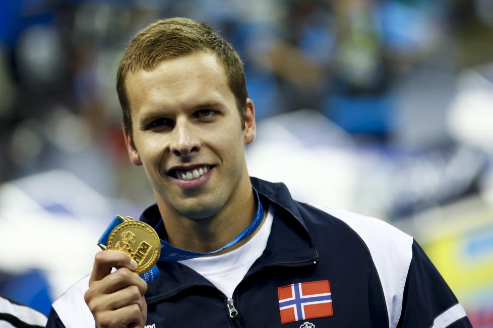 UTILN�RMELIG: Alexander Dale Oen viste konkurrentene ryggen under VM-finalen p� 100 meter bryst i Shanghai.Foto: Christian Thomassen / Scanpix