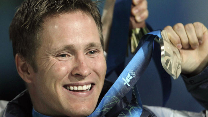 S�LV: Jeret Peterson vant s�lv i OL i Vancouver i 2010. Foto: AP Photo/Gerry Broome.