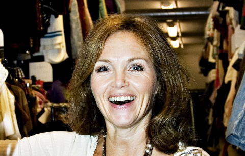 Guri Schanke: - Yoga gj�r meg smidig, sterk og fokusert Jeg f�r bedre sirkulasjon og blir mykere. Det viktigste er kanskje at du jobber med � stenge alt stress og mas ute, og fokusere innover i kroppen. Foto: NINA HANSEN/Dagbladet