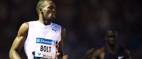 Suverene Bolt smilte til kameraene