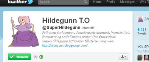 Frykter �Hildegunn�- bloggen ga n�ring til Breiviks hat