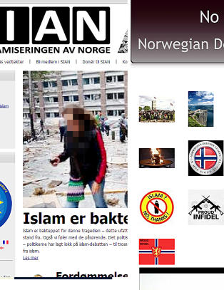 Ytrer seg i hatefulle vendinger på nettet. En av gruppene oppfordret til å bli kvitt muslimene, uansett metode, en uke før angrepet på Utøya.