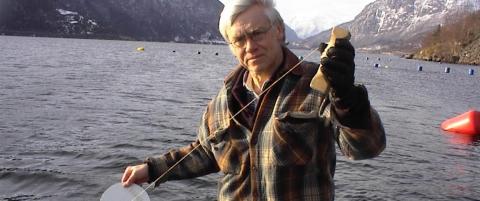 Forsker med flaskepost