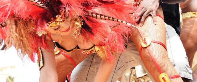 Dristig Rihanna stjal showet