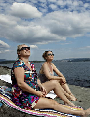 Augustvarmen lar vente p� seg