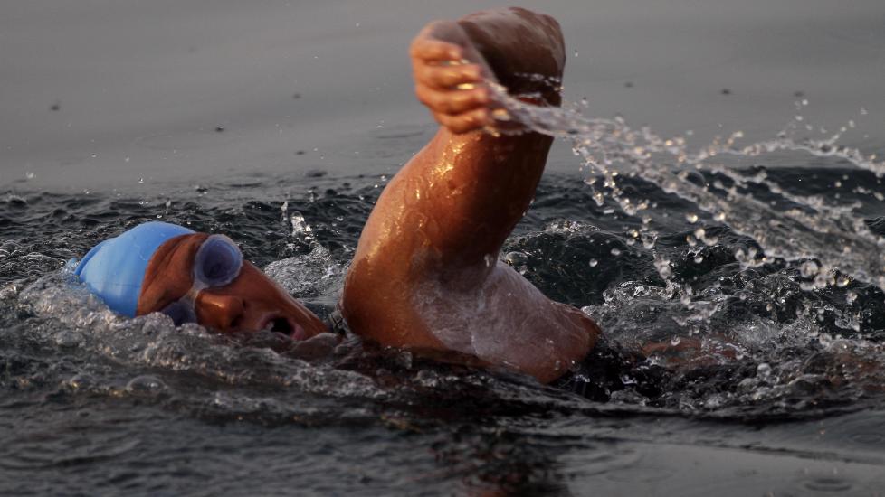 M�TTE AVBRYTE: Diana Nyad (61). Foto: AP Photo/Franklin Reyes/Scanpix