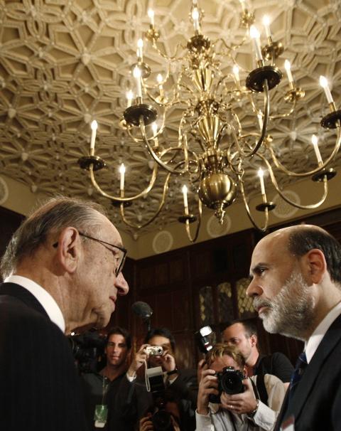 M�TE I DAG: Ben Bernanke til over som sentralbanksjef etter Greenspan. Federal Reserve skal ha et m�te i dag, men kommer ikke til � avholde en pressekonferanse. Foto: Jason Reed/Reuters/Scanpix