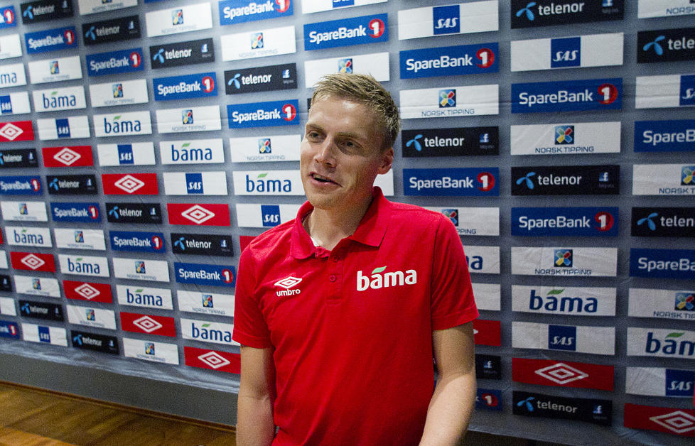 ETTERTRAKTET:  Ruben Ytterg�rd Jenssen er �nsket av en nederlandsk toppserieklubb. Her fra dagens landslagssamling p� Ullevaal. Foto: Bj�rn Langsem.