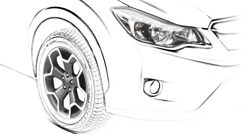 SPENNENDE: Skal den kommende crossovermodellen XV sette fart p� Subaru-salget i Norge. Det kan h�res s�nn ut, for det er noen av Norges mest solgte bilmodeller Subaruen har tatt sikte p� � gi kamp. Foto: SUBARU
