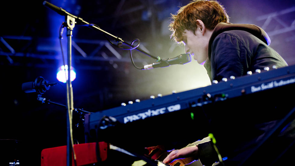 POPSTJERNE I SIKTE:James Blake bringer nye takter inn i popuniverset. Foto: Sveinung U. Ystad / DAGBLADET