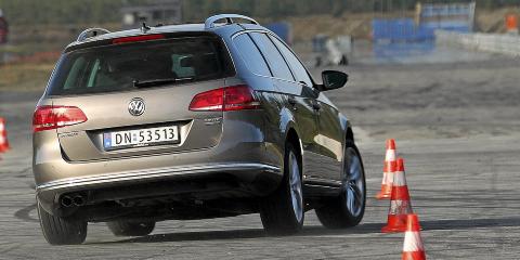 VW PASSAT: Med 1,6-liters dieselmotor f�r du mye plass for pengene. FOTO: Egil Nordlien, HM Foto