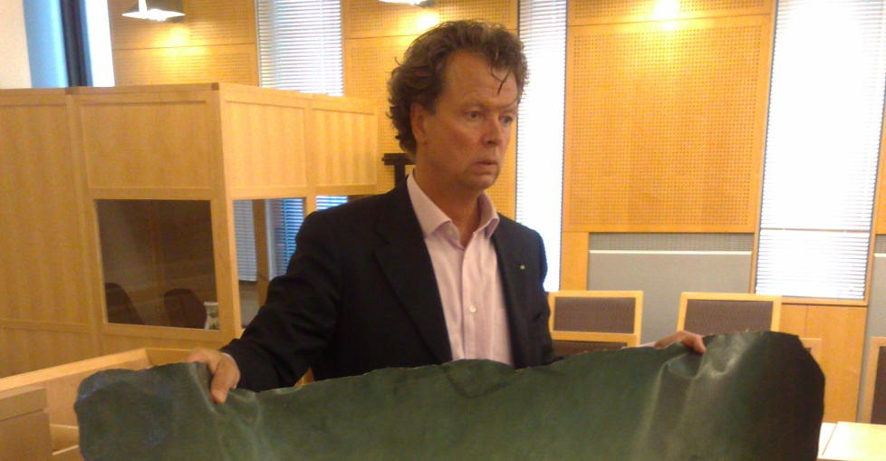 - HARD DOM: Billedkunstner Per T. Lundgren er overrasket over det han mener er en hard dom mot sin tidligere l�remester Odd Nerdrum. Foto: Jonas Pettersen