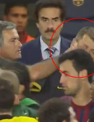 Mourinho stakk fingeren i øyet på Barca-assistent