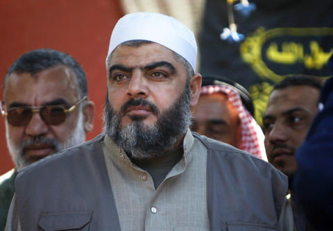 DREPT: Kamal Al-Nairab, leder for den palestinske militante gruppa Folkets motstandskomit� (PRC), er blant de drepte i den israelske gjengjeldelsesaksjonen, if�lge palestinske kilder. Foto: SAID KHATIB / AFP / SCANPIX